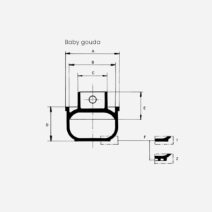 BABY GOUDA sivo 3